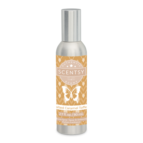 Scentsy Salted Caramel Toffee Room Spray | Home Fragrance Biz | Canada