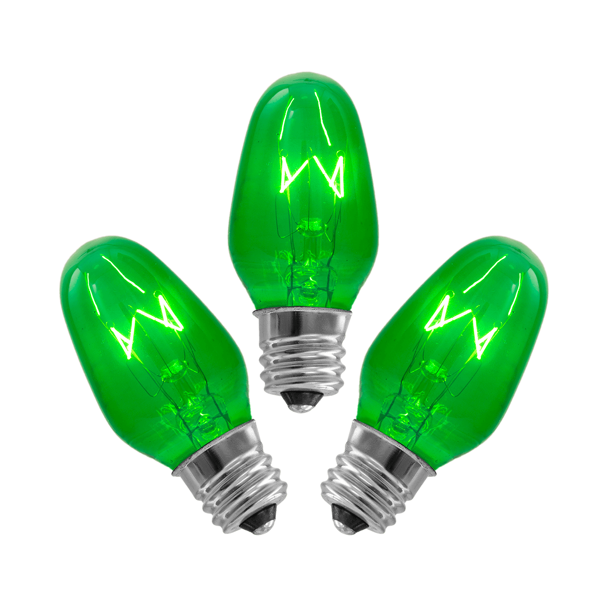 Picture of Scentsy 15 Watt Light Bulbs - 3 Pack – Green