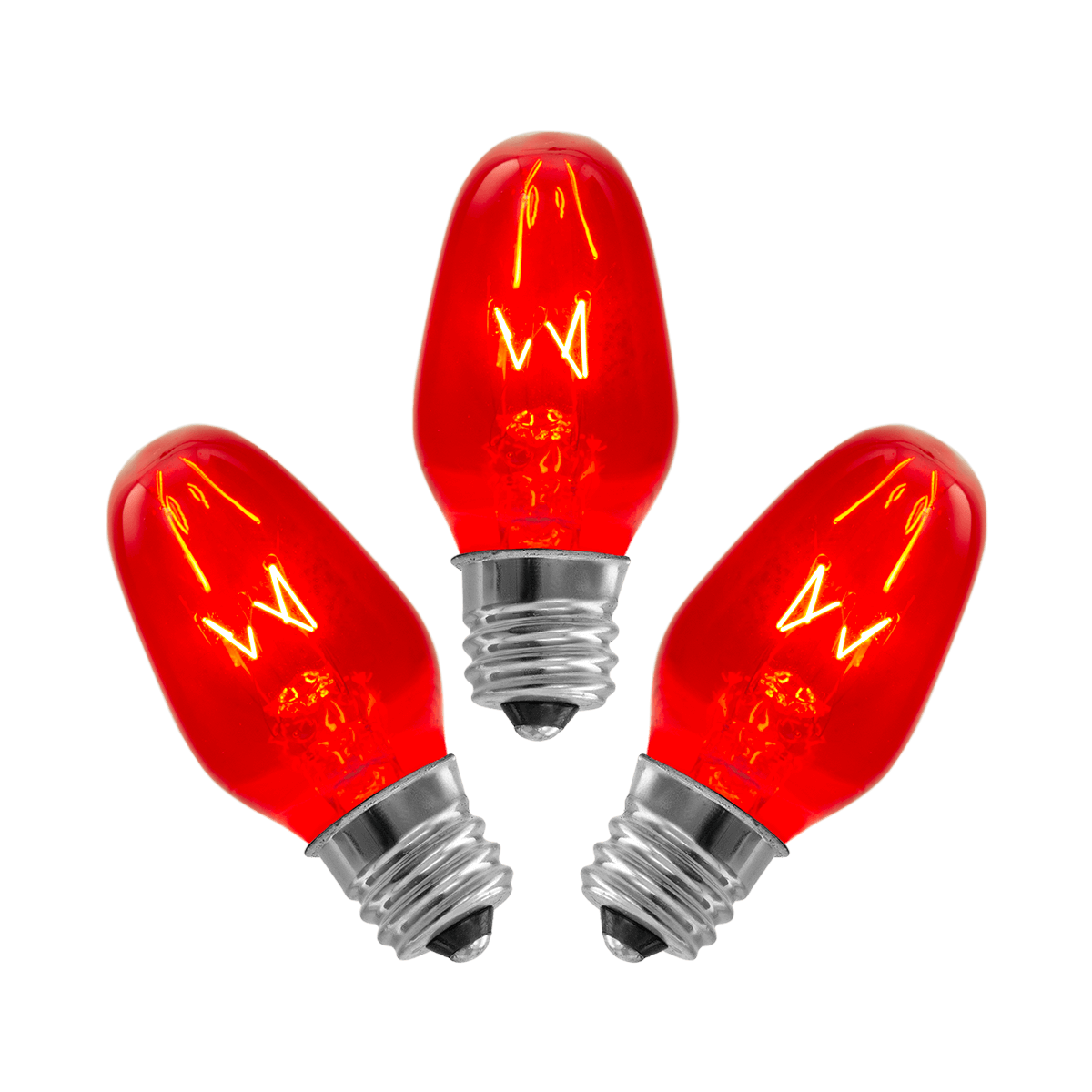 Picture of Scentsy 15 Watt Light Bulbs - 3 Pack – Red