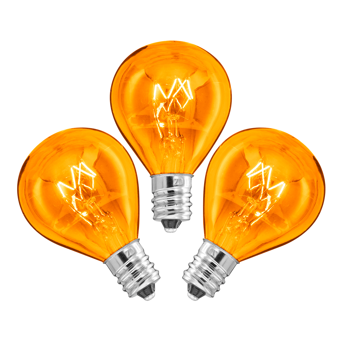 Picture of Scentsy 20 Watt Light Bulbs - 3 Pack – Orange