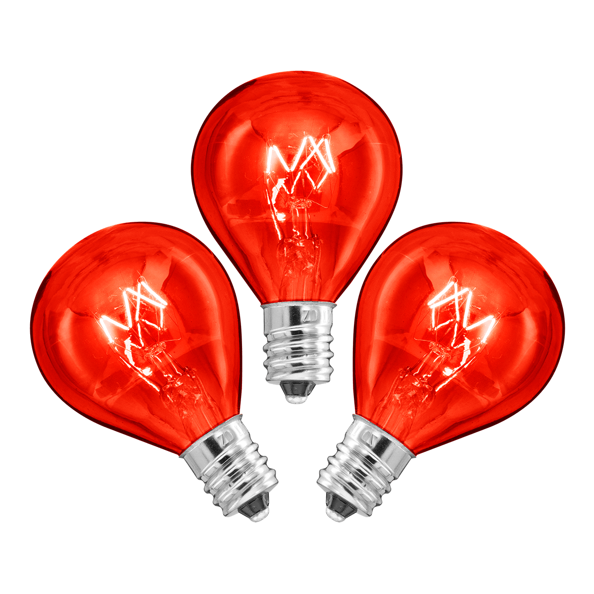 Picture of Scentsy 20 Watt Light Bulbs - 3 Pack – Red
