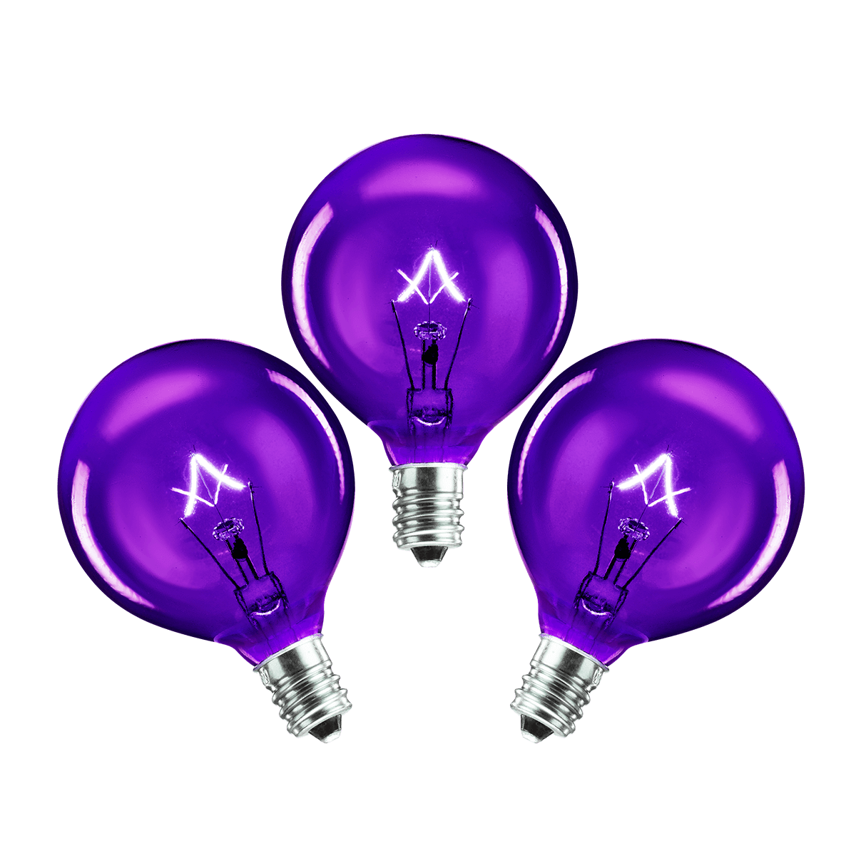 Picture of Scentsy 25 Watt Light Bulbs - 3 Pack – Purple