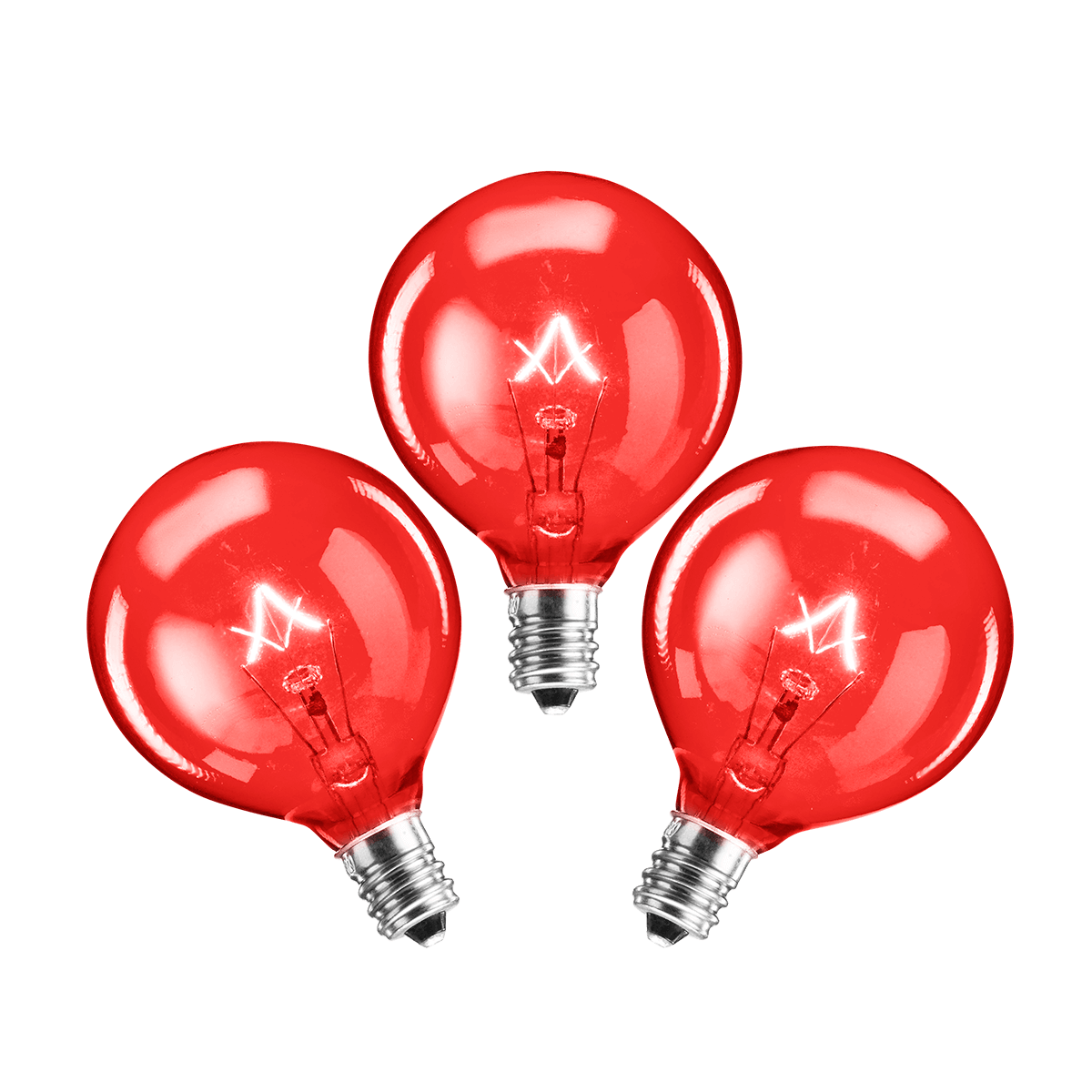 Picture of Scentsy 25 Watt Light Bulbs - 3 Pack – Red