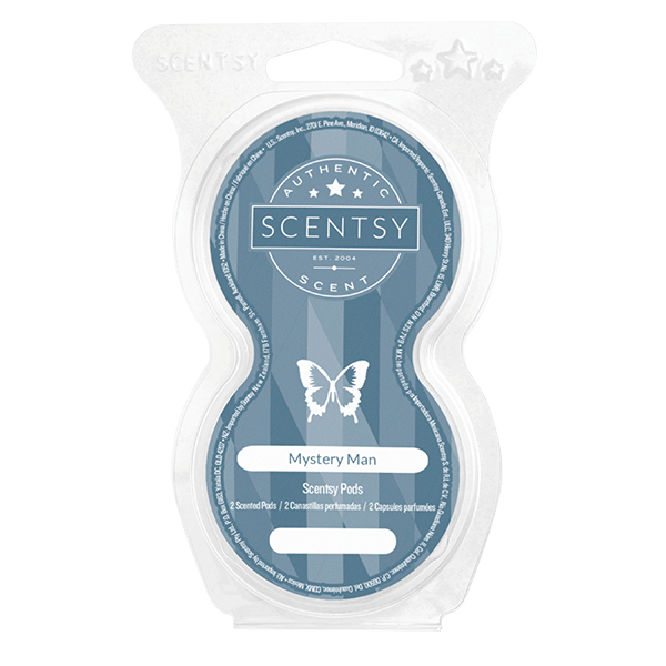 Mystery Man Scentsy Pod Twin Pack Home Fragrance Biz USA