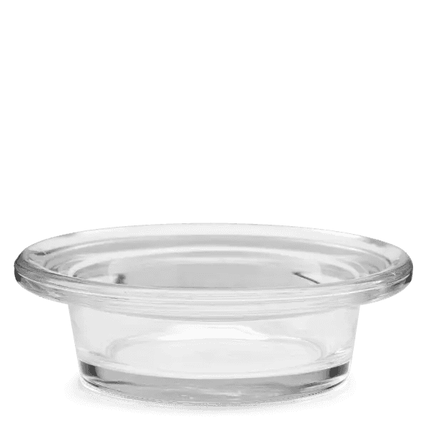 Clear Glass Dish (Round Lip 94 mm x 30 mm)