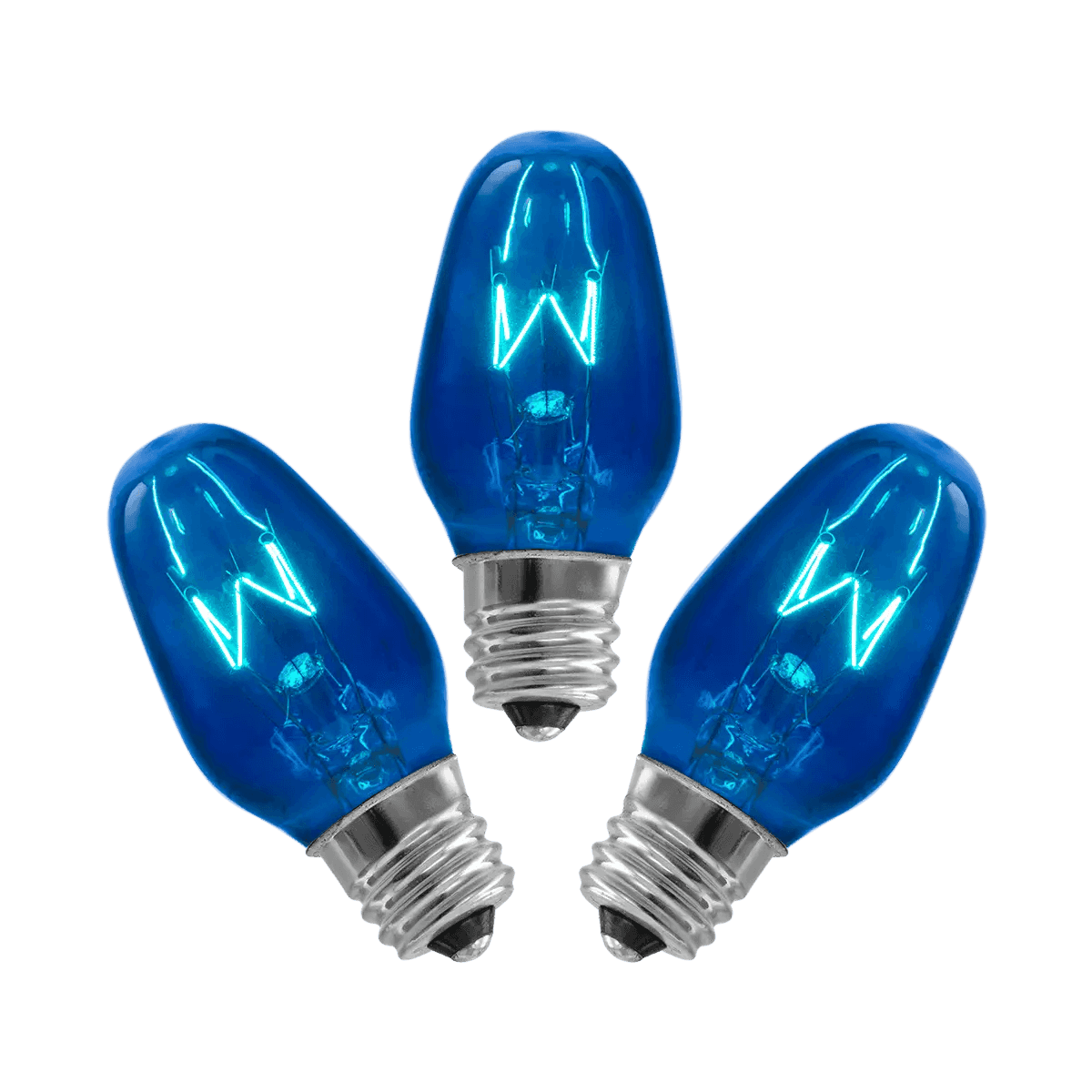 15 Watt Light Bulbs - 3 Pack – Blue