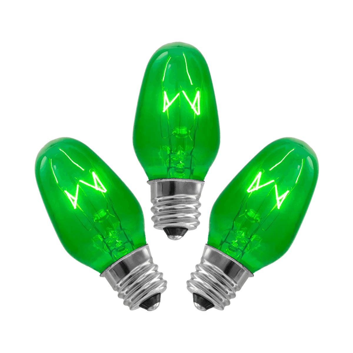 15 Watt Light Bulbs - 3 Pack – Green