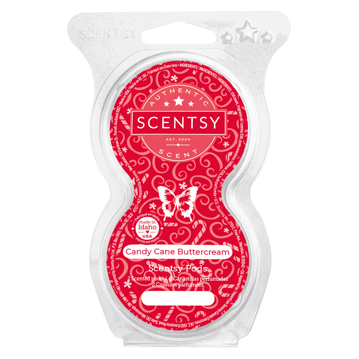 Candy Cane Buttercream Scentsy Pod Twin Pack