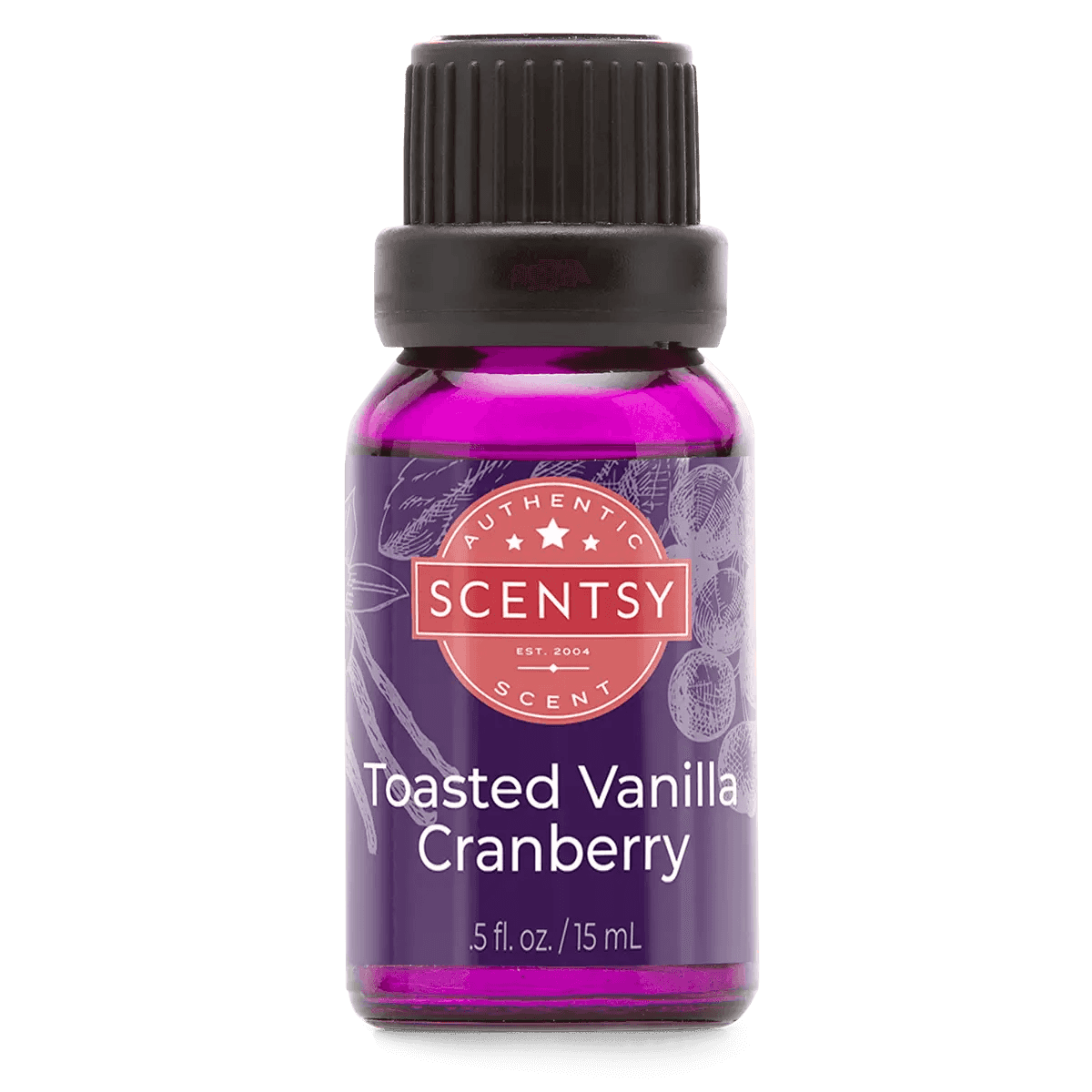 Picture of Scentsy Toasted Vanilla Cranberry Natural Oil Blend