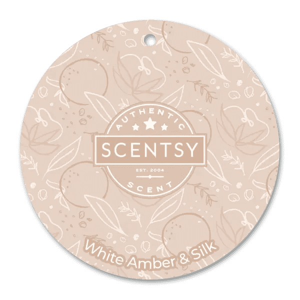 Picture of Scentsy White Amber & Silk Scent Circle