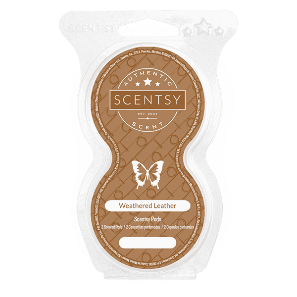 Weathered Leather Scentsy Pod Twin Pack