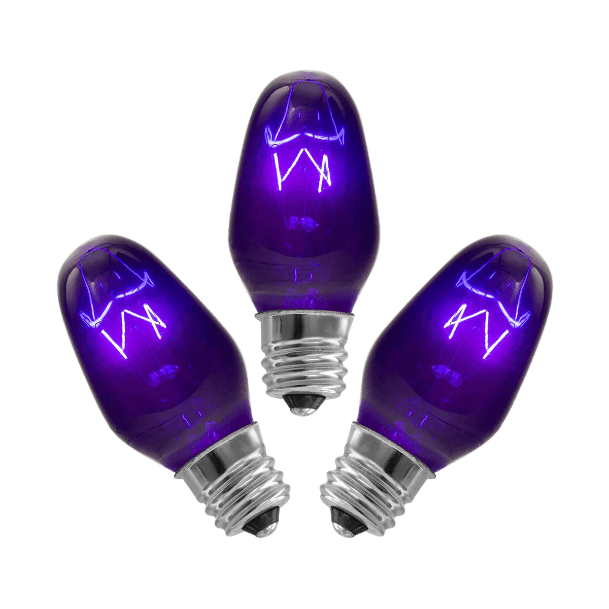 15 Watt Light Bulbs - 3 Pack – Purple