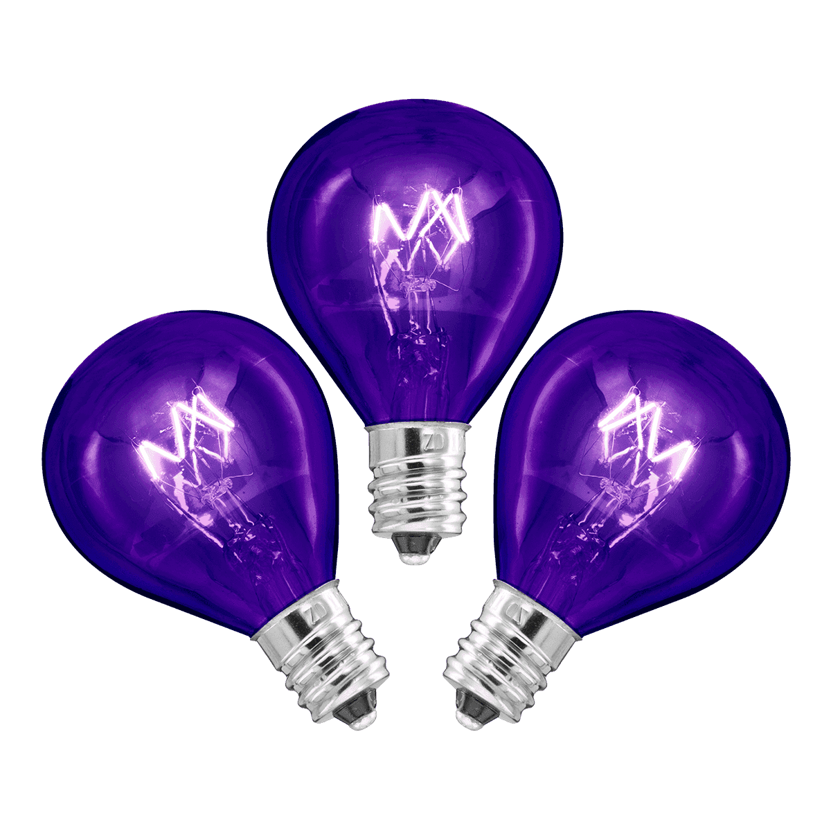 20 Watt Light Bulbs - 3 Pack – Purple