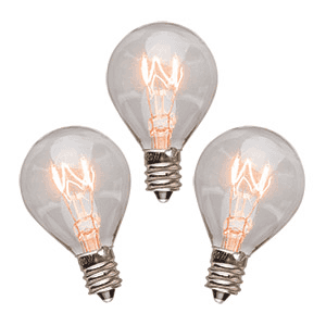 Picture of Scentsy 20 Watt Light Bulbs - 3 Pack