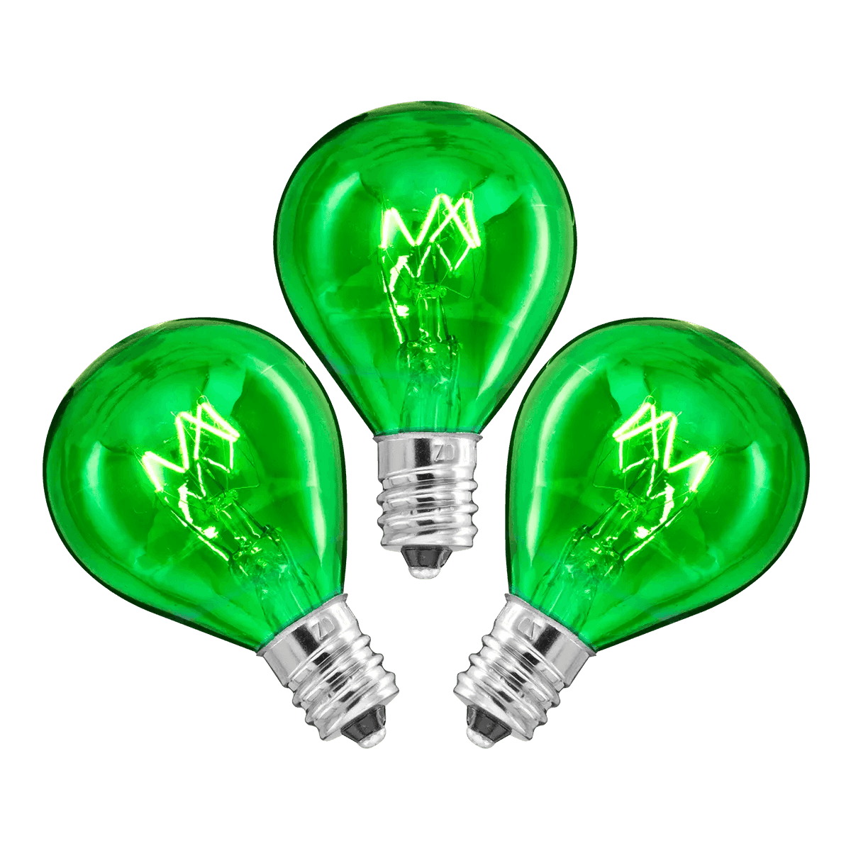 20 Watt Light Bulbs - 3 Pack – Green