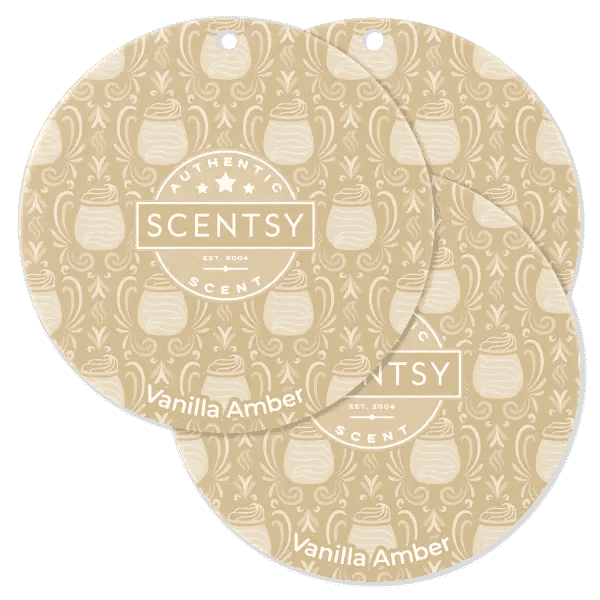 Vanilla Amber Scent Circle 3-Pack