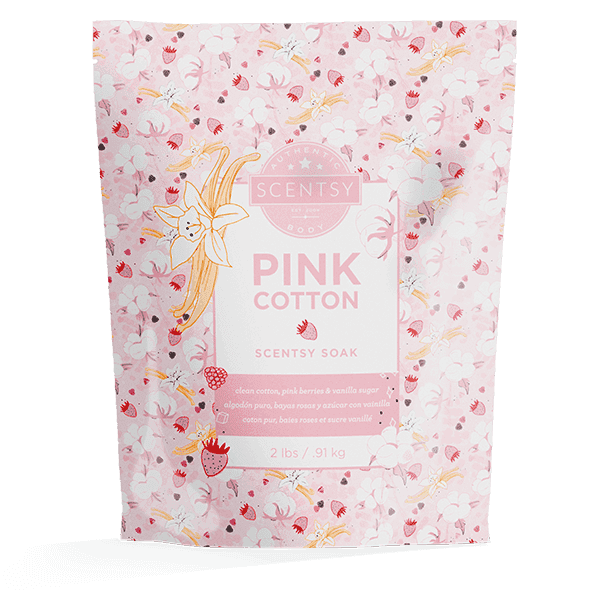 Picture of Scentsy Pink Cotton Scentsy Soak