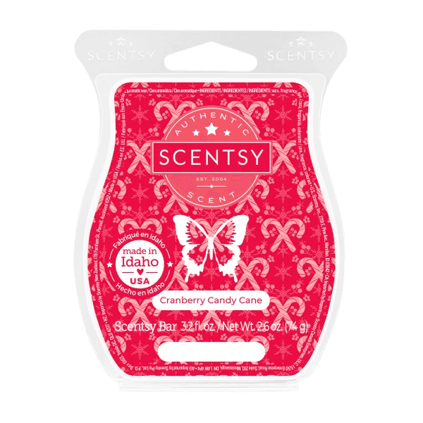 Cranberry Candy Cane Scentsy Bar