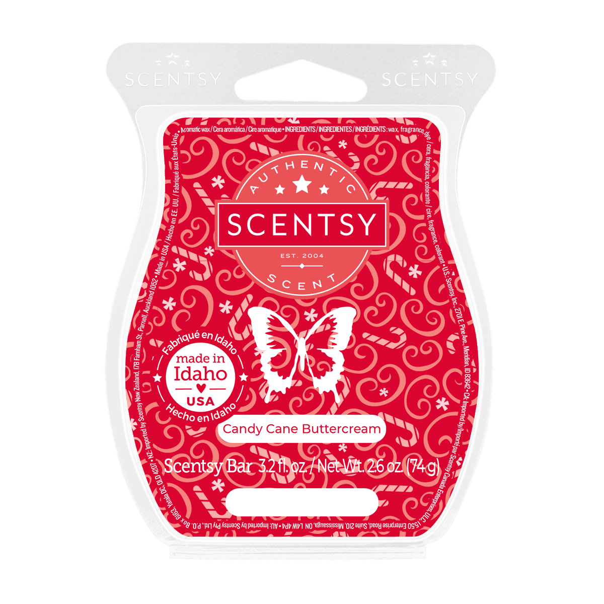 Candy Cane Buttercream Scentsy Bar