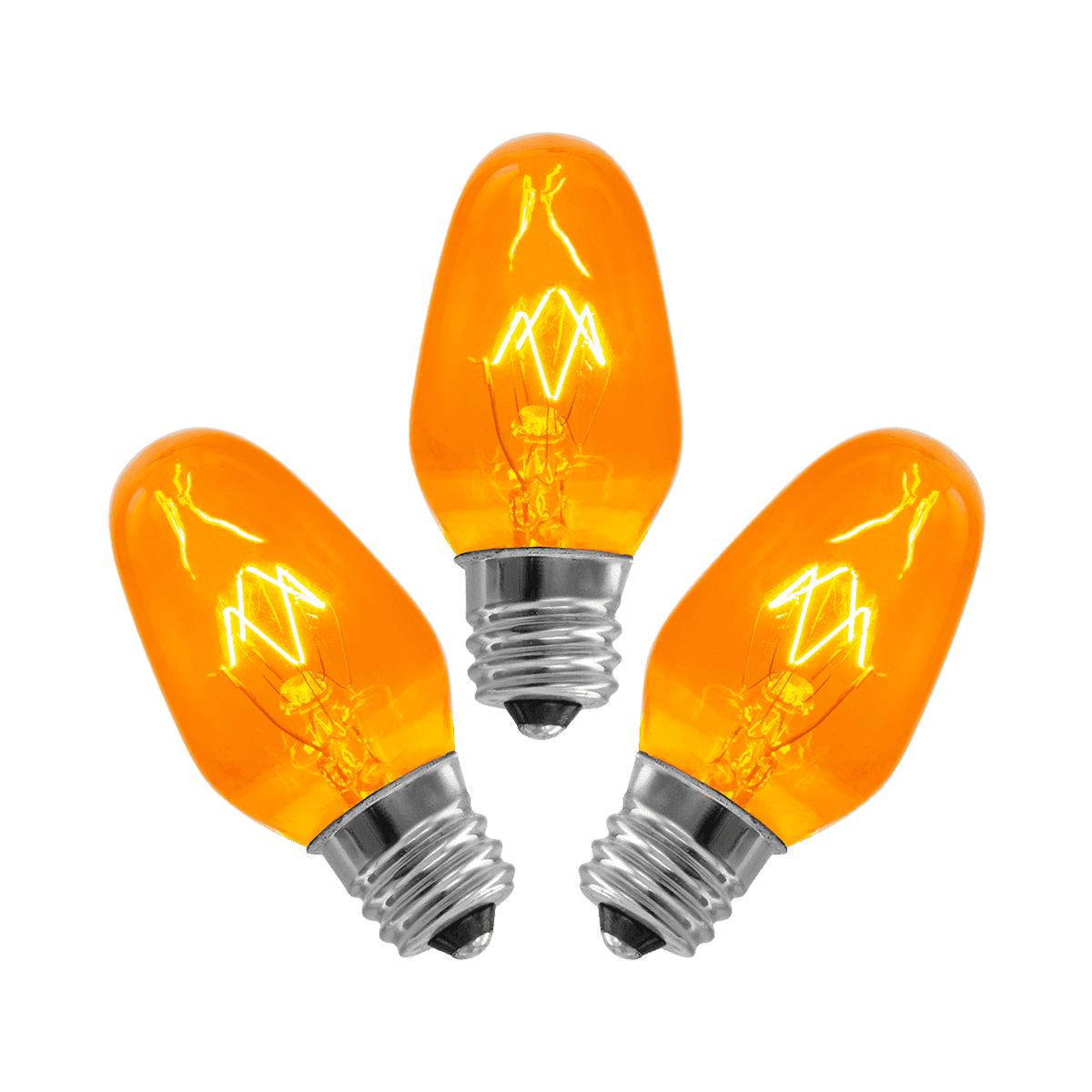 15 Watt Light Bulbs - 3 Pack – Orange