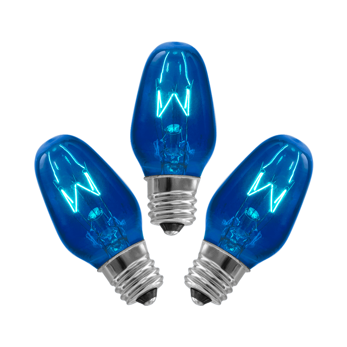 15 Watt Light Bulbs - 3 Pack – Blue