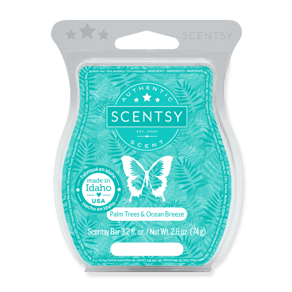 Picture of Scentsy Palm Trees & Ocean Breeze Scentsy Bar