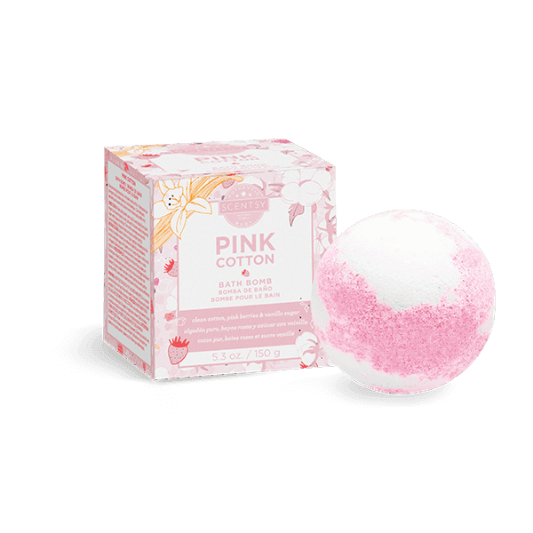 Picture of Scentsy Pink Cotton Bath Bomb