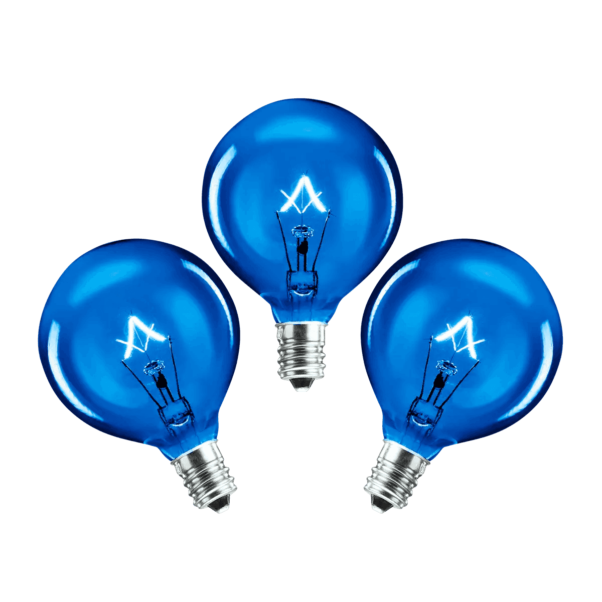 25 Watt Light Bulbs - 3 Pack – Blue
