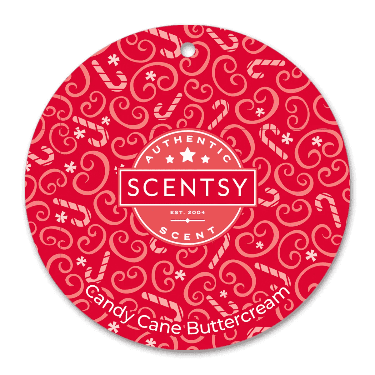 Candy Cane Buttercream Scent Circle