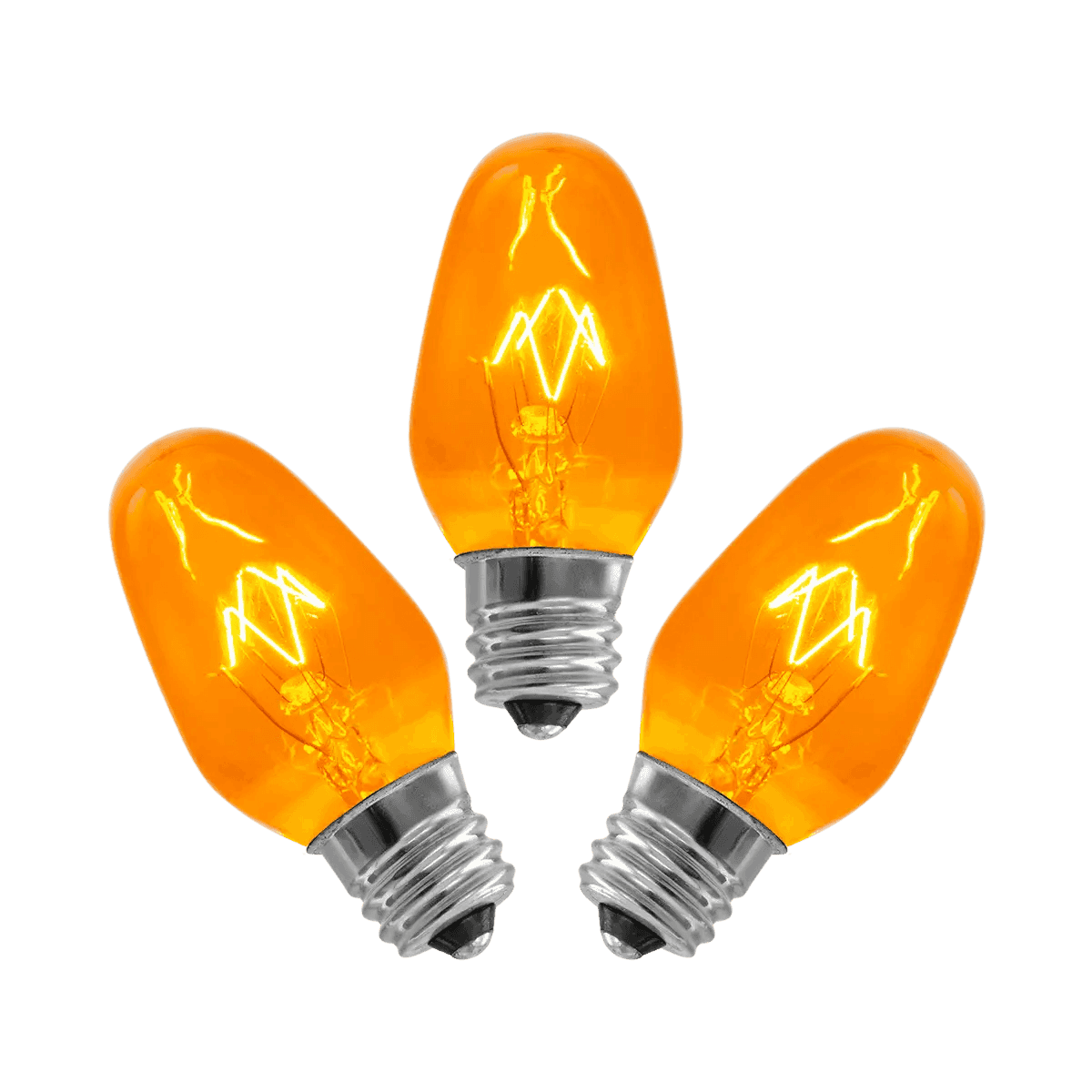 15 Watt Light Bulbs - 3 Pack – Orange